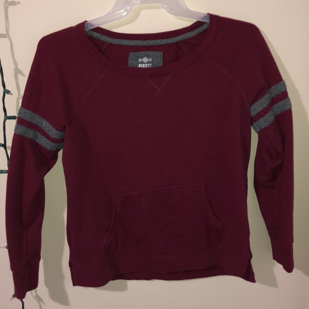 Burgundy sweater